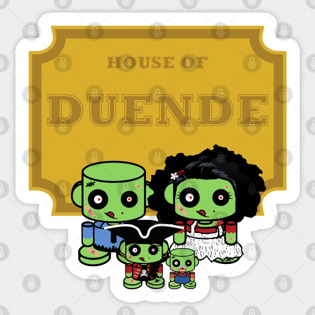 O'BABYBOT: House of Duende Family Sticker by Village Values